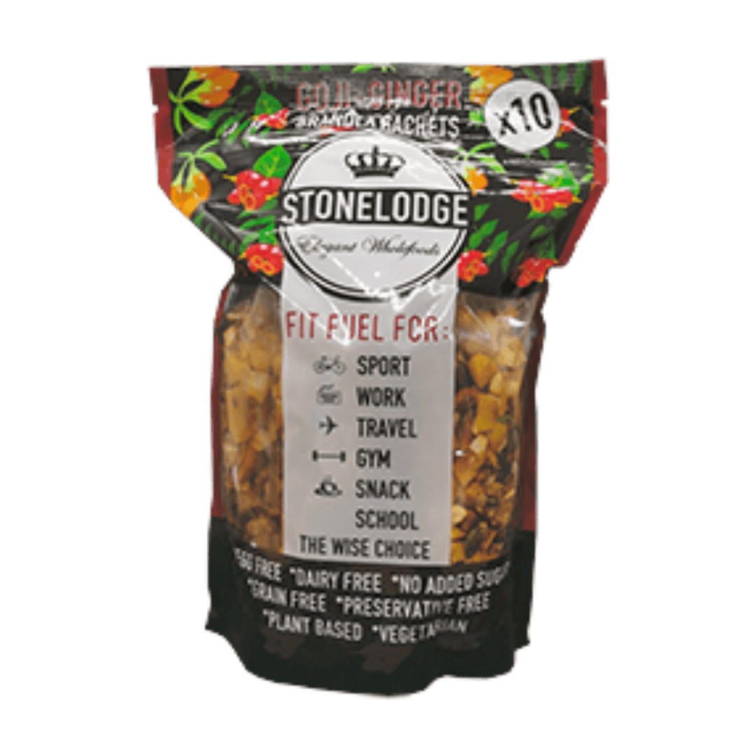 Goji-Ginger Granola Sachet Pack, 10x30g