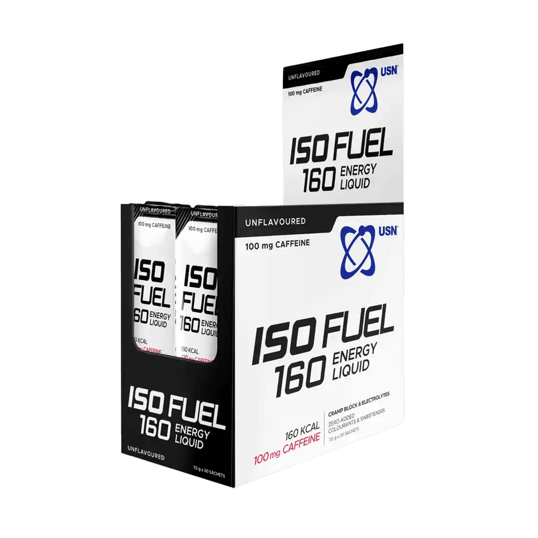 USN Iso Fuel Gel 160 Unflavoured + Caffeine, 70g
