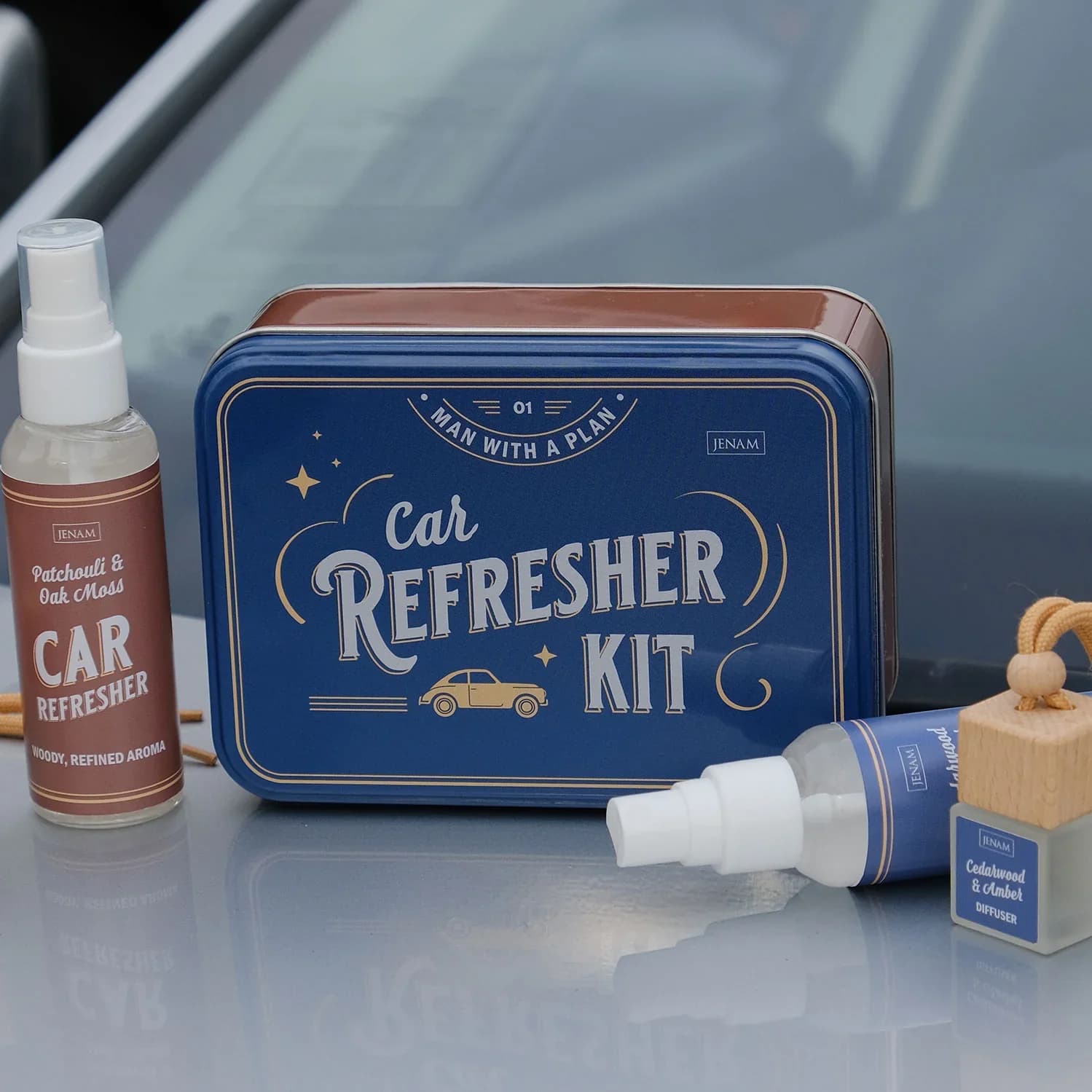 Car Refresher Kit Gift Tin