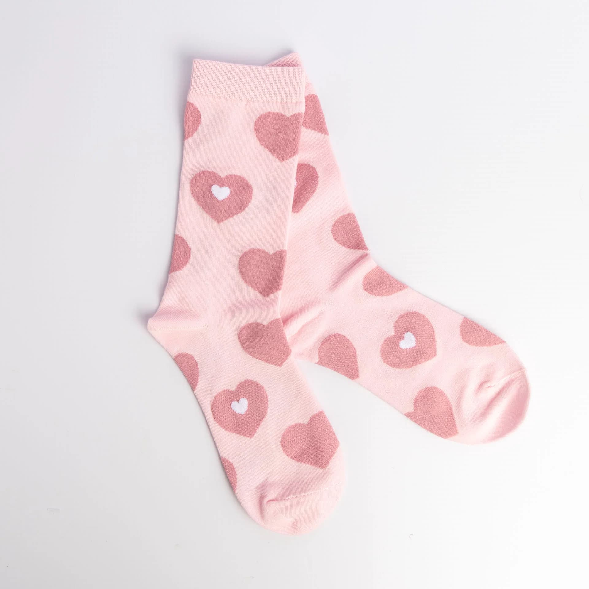 Ladies' Heart Socks (red or pink)