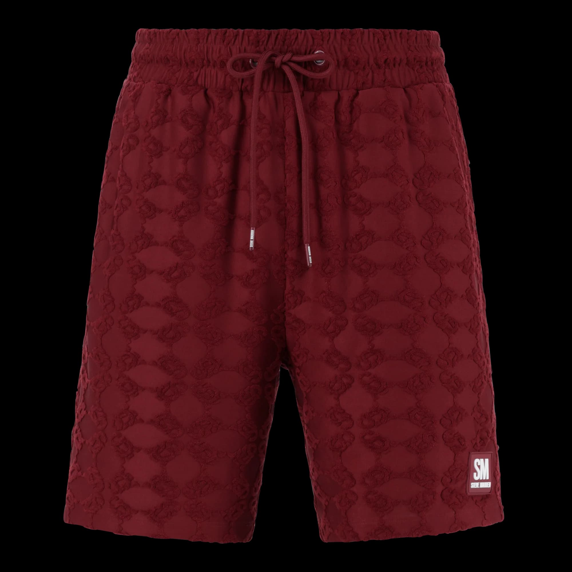 HARRY BURGUNDY EMBOSSED SHORTS