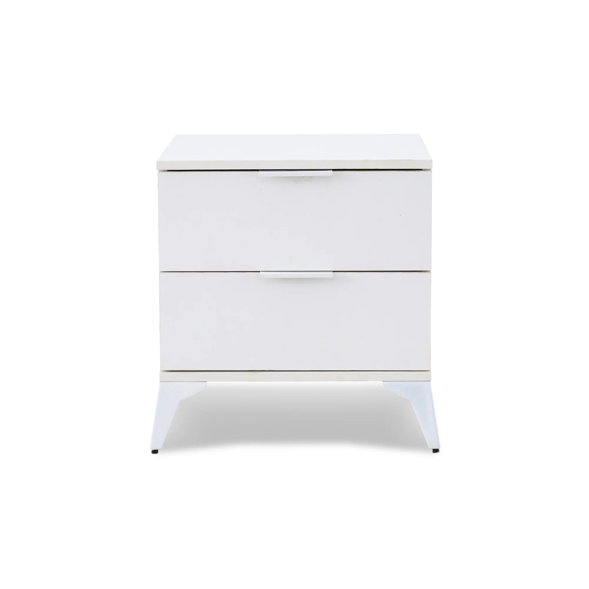 Modern 2 Drawer Chest of Drawers White