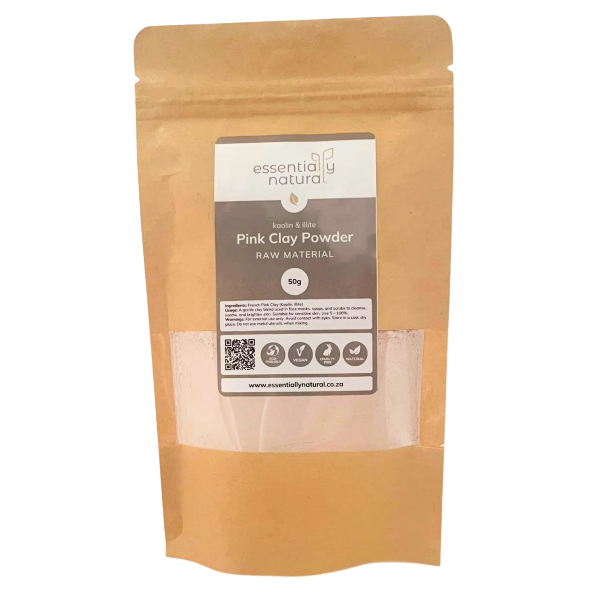 Pink Clay Powder - Essentially Natural