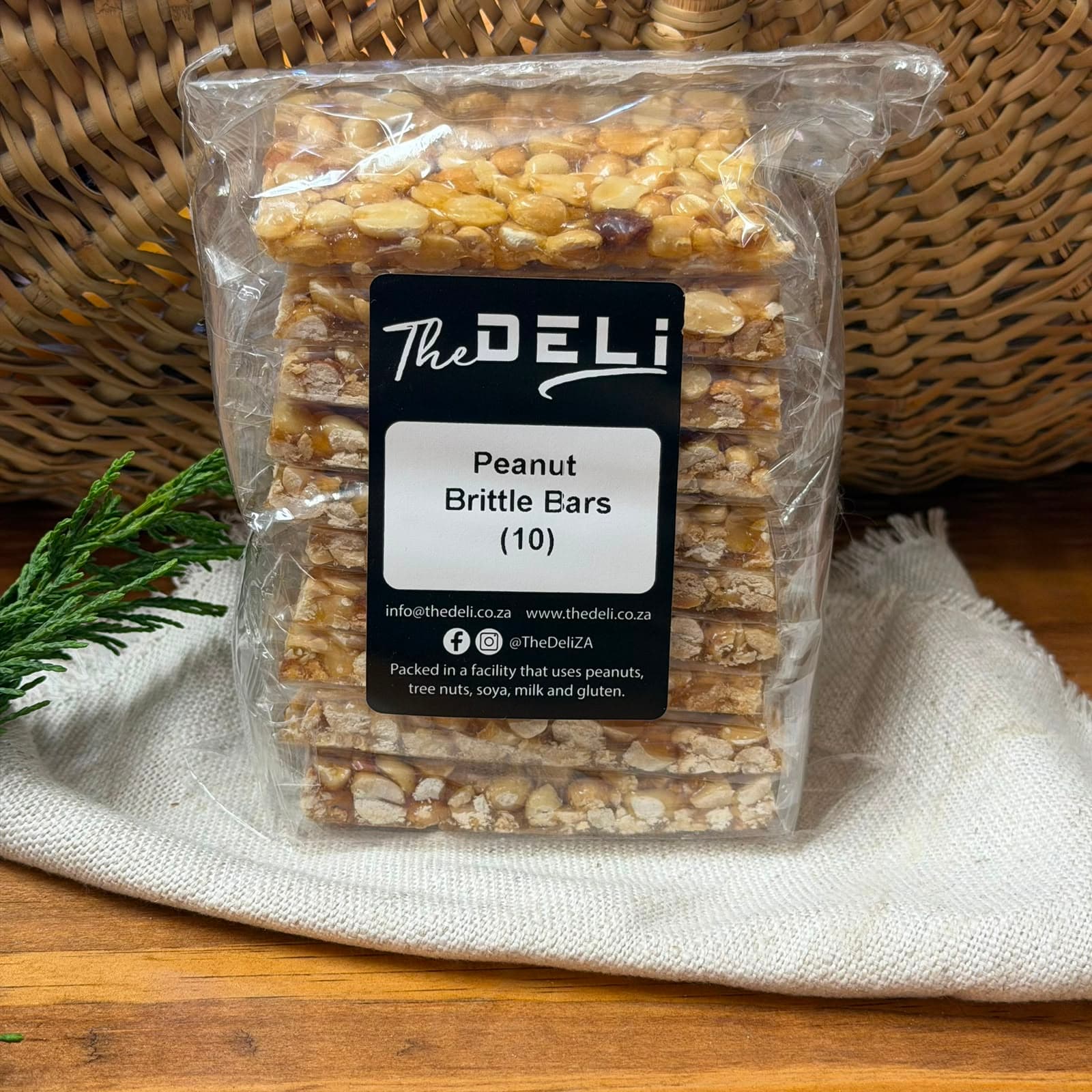 Peanut Brittle Bars - 10-pack (+- 350g)
