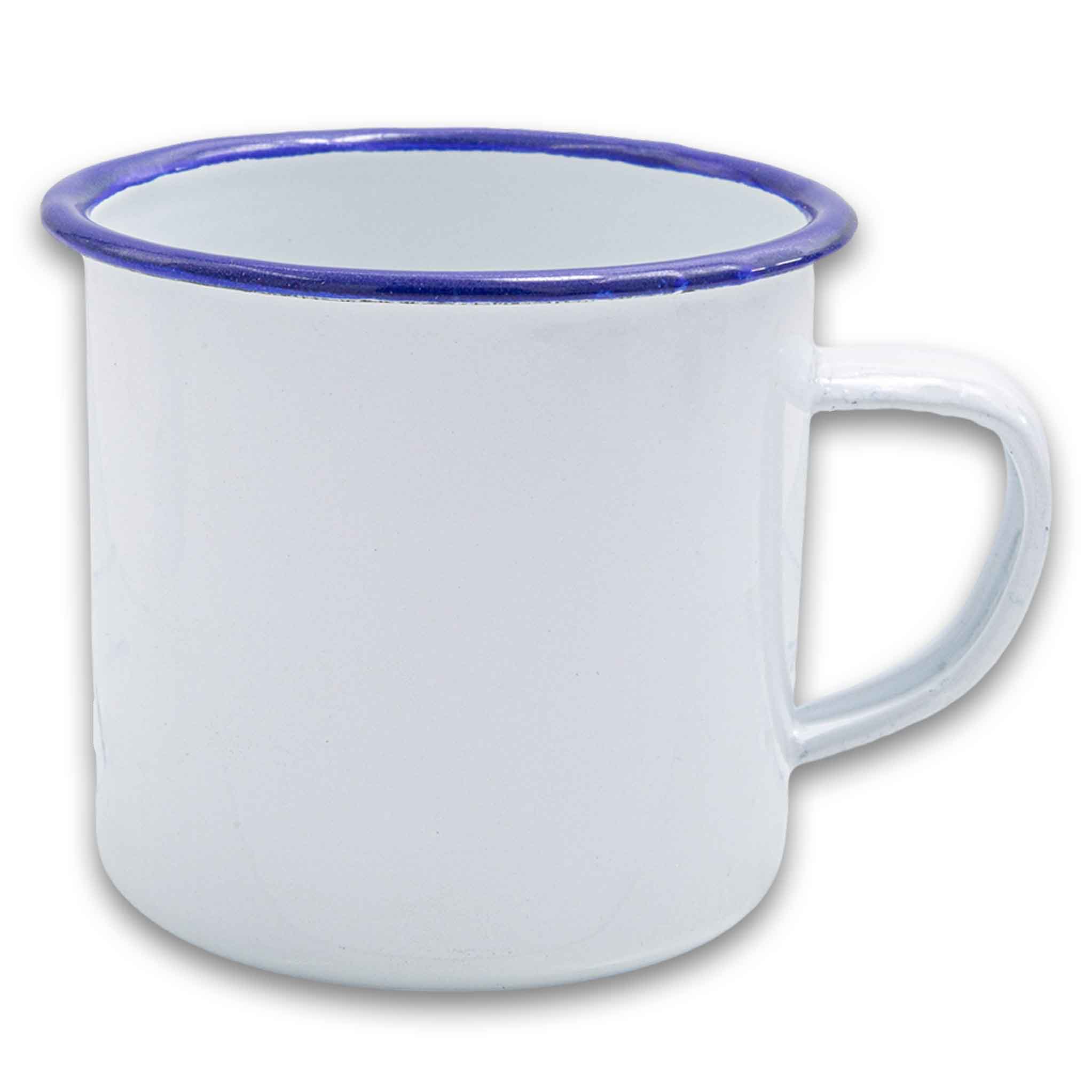 Enamel Coffee Mug 8cm | Durable Metal Cup – Assorted Colours Based on Stock Availability