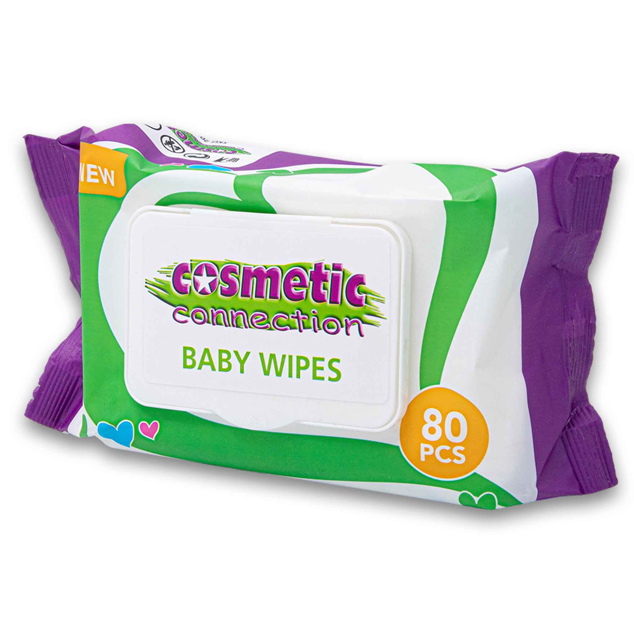 Baby Wipes Re-seal Lid 80 Pack