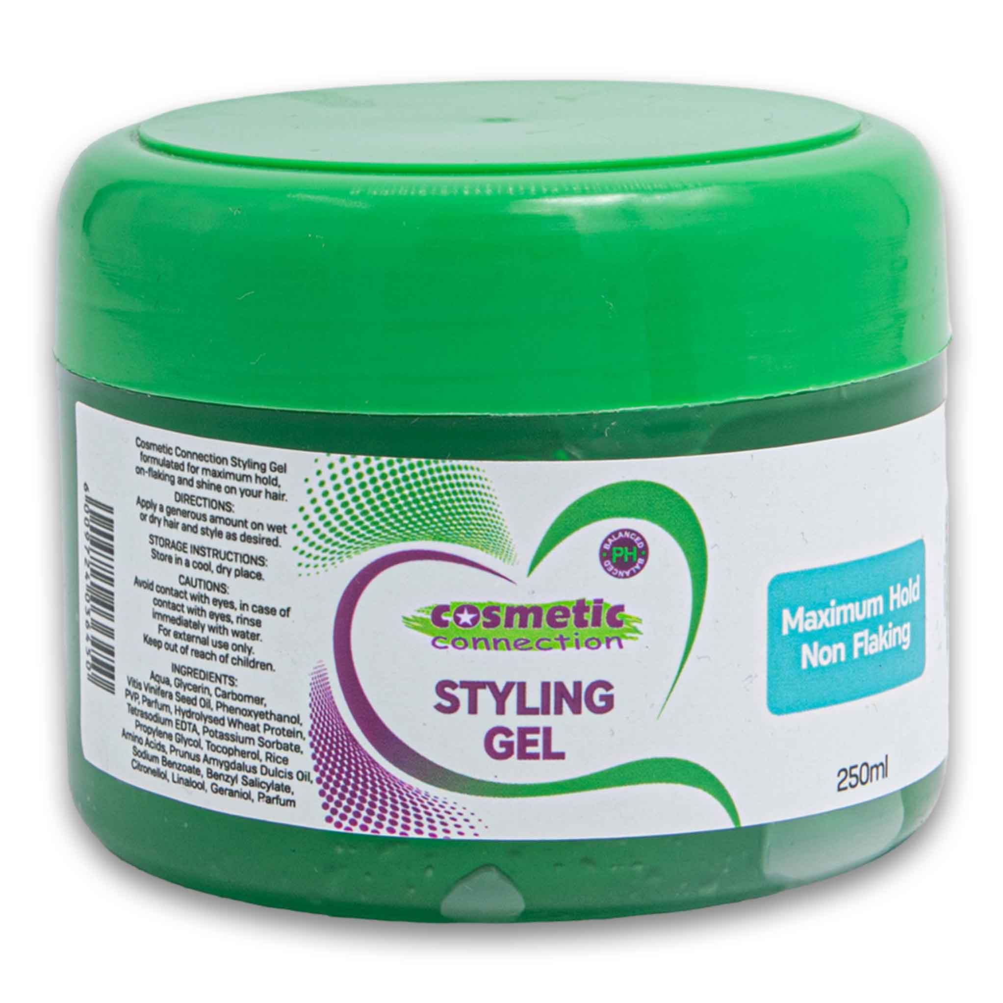 Styling Gel Maximum Hold Non Flaking 250ml