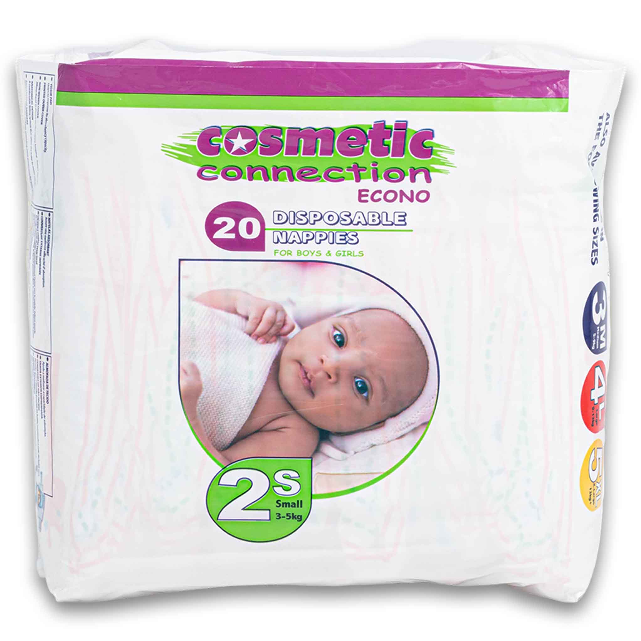 Disposable Nappies for Boys and Girls Economy 20 Pack