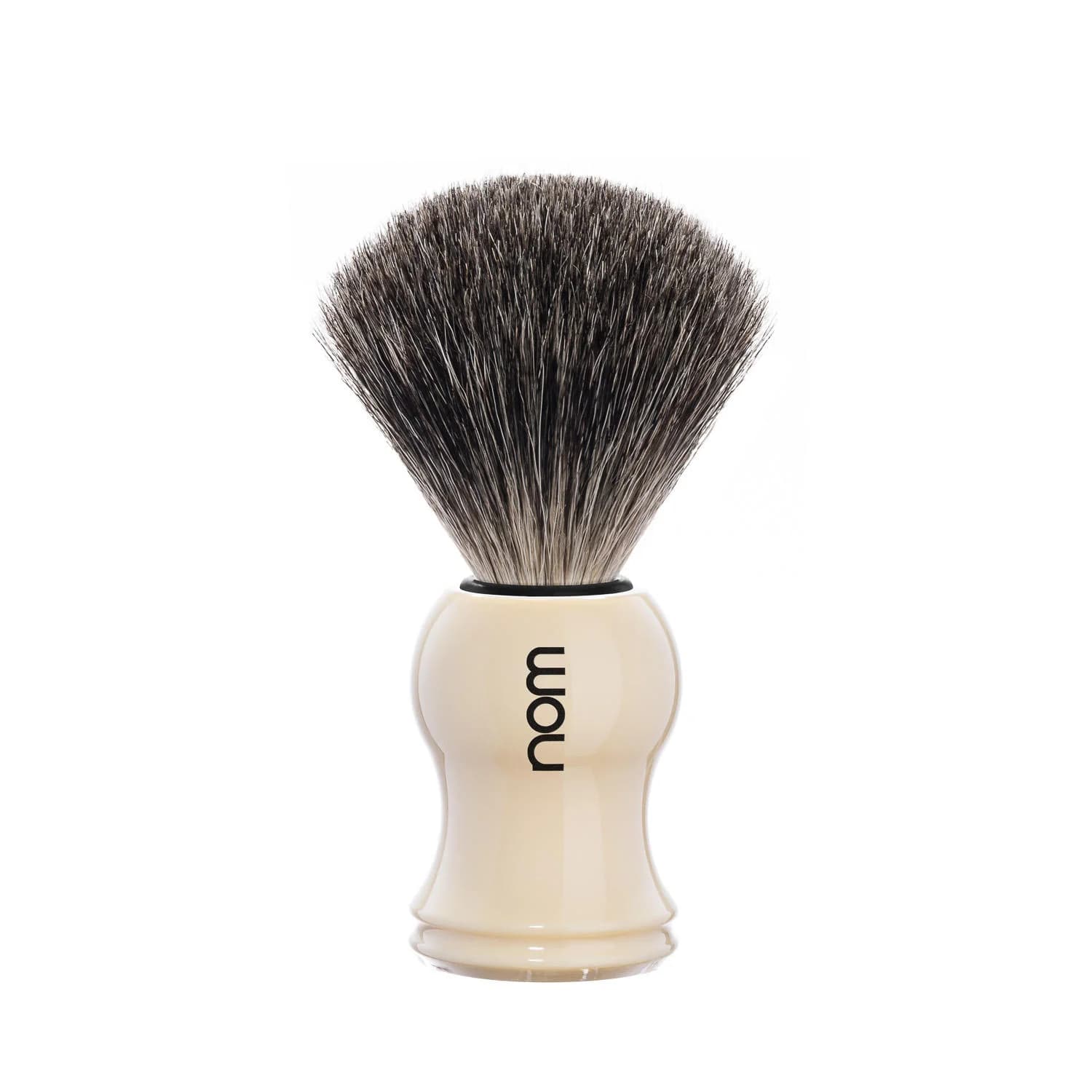 Muhle | HJM Shaving Brush Best Pure Black Badger - Ivory