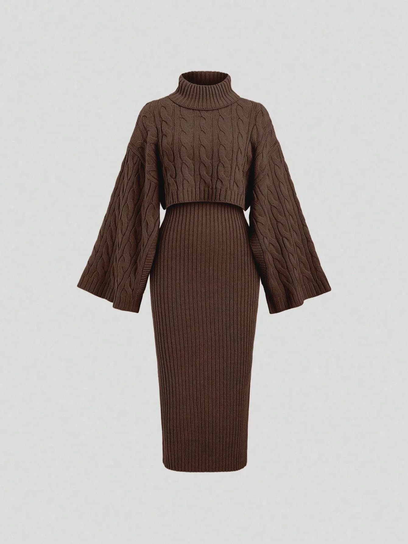 Mocha Luxe Knitwear Set