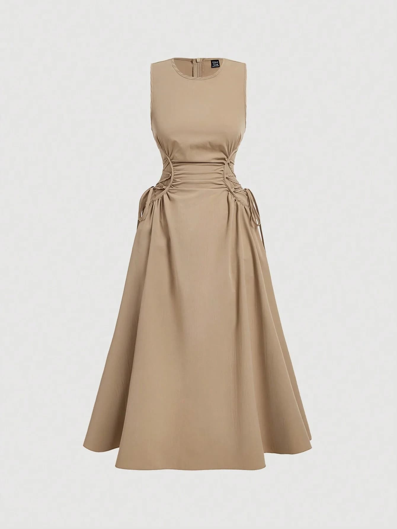 Lateral Cross Maxi Dress