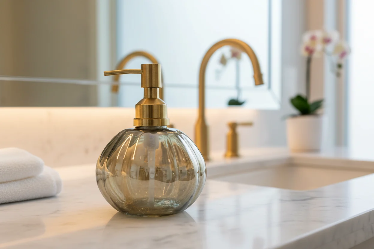 SOAP DISPENSER MAISON- Antique Brass