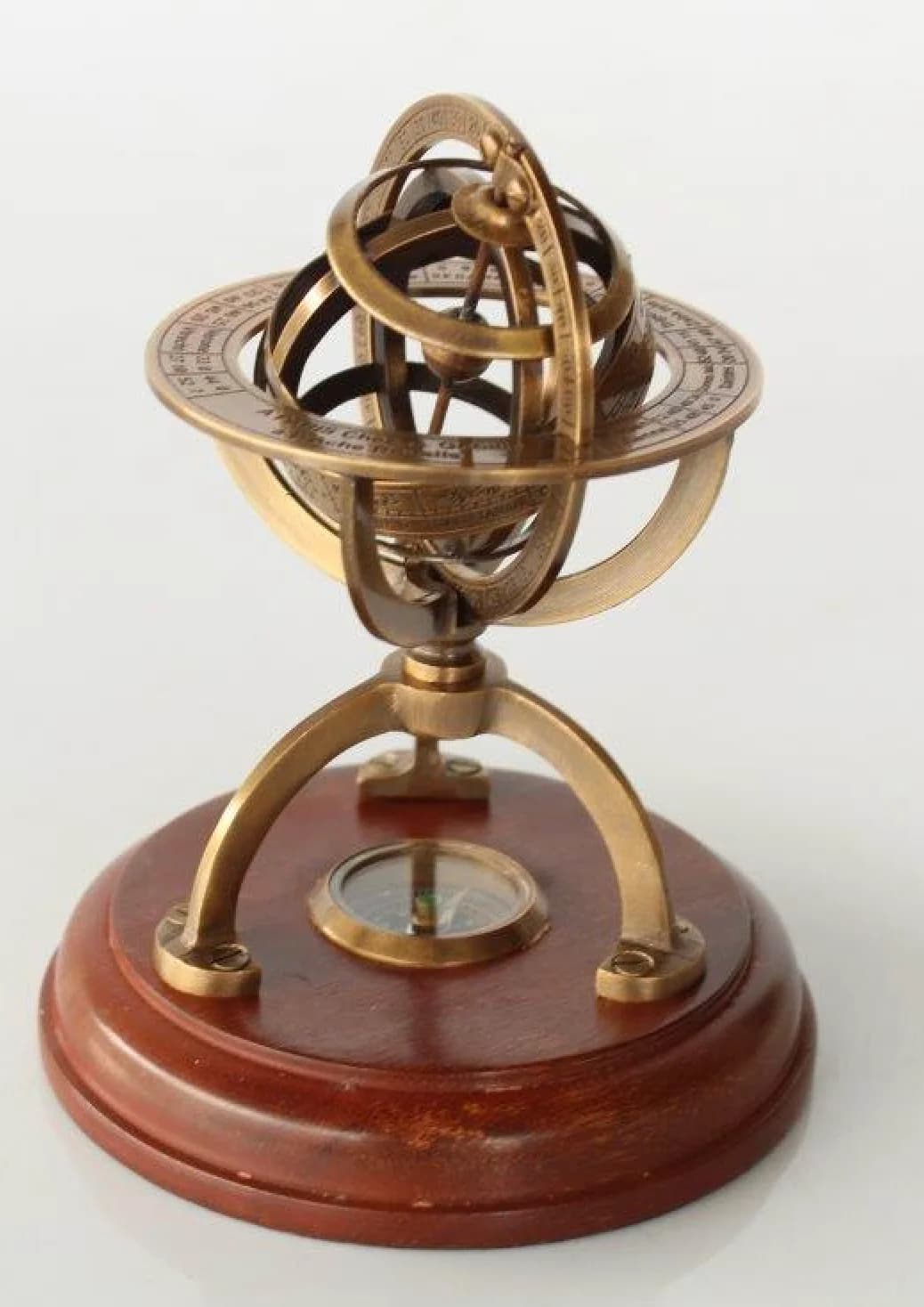 Small Brass Armillary