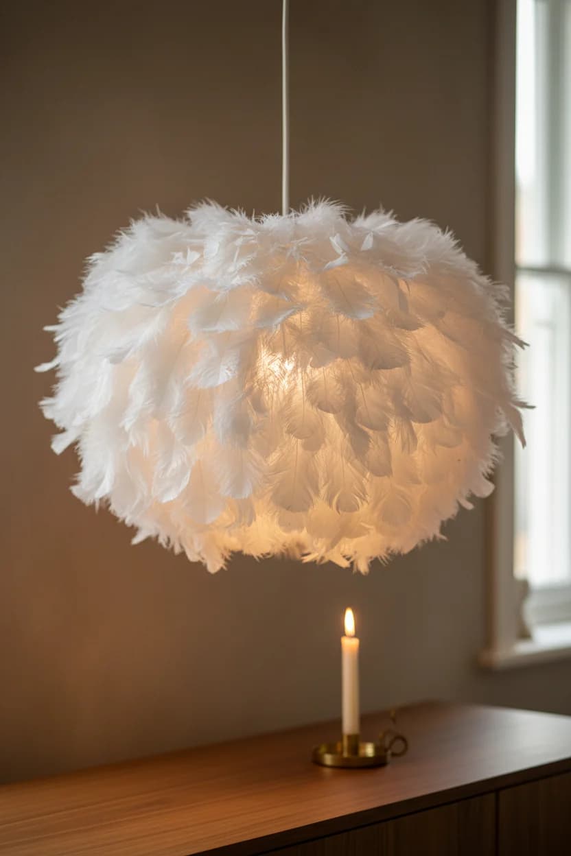 Turkey Chandelle Feather Ball