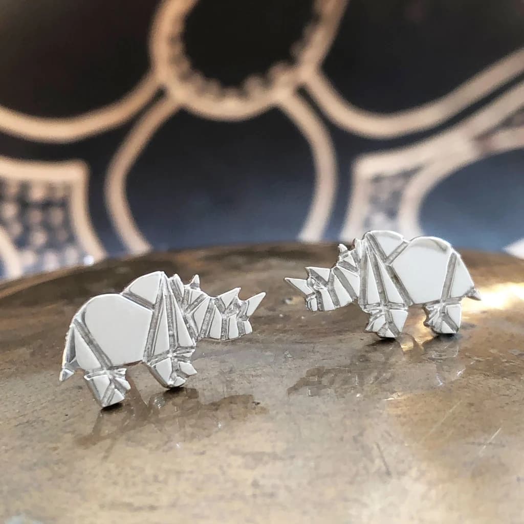 Geometric Rhino Studs