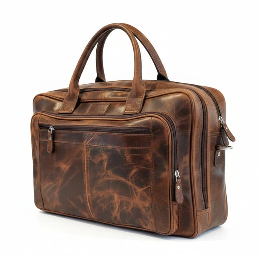 Crete Leather Laptop Bag