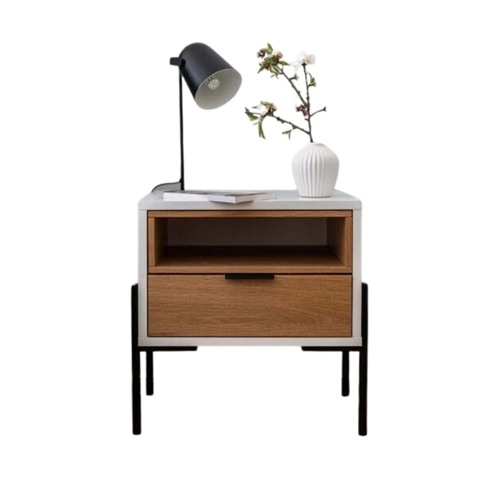 Agatha Oak Bedside Table