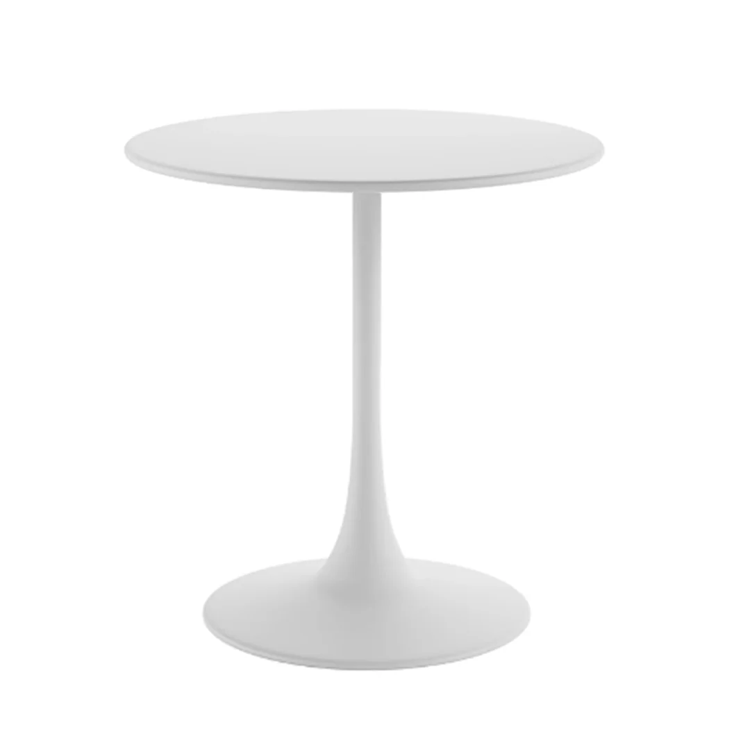 Kurv Round Bistro Table - 80cm - Black | White