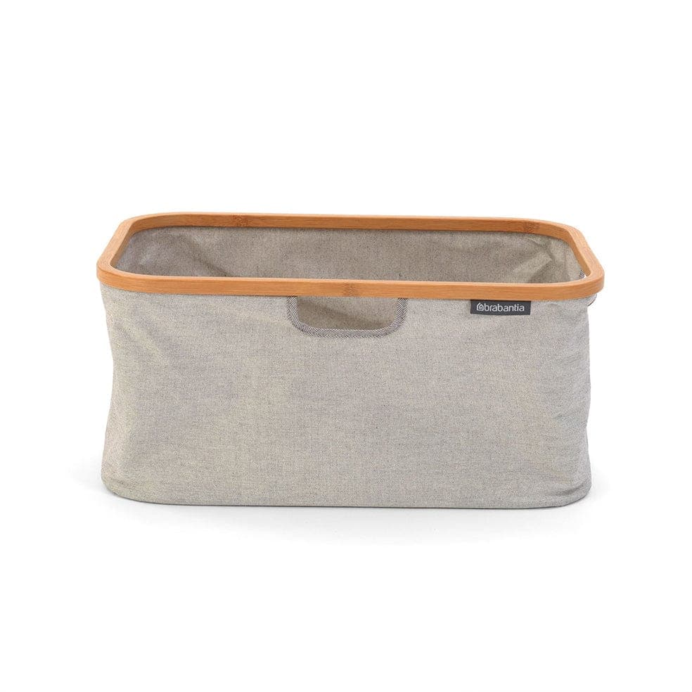 Foldable Laundry Basket 40L - Black | Grey