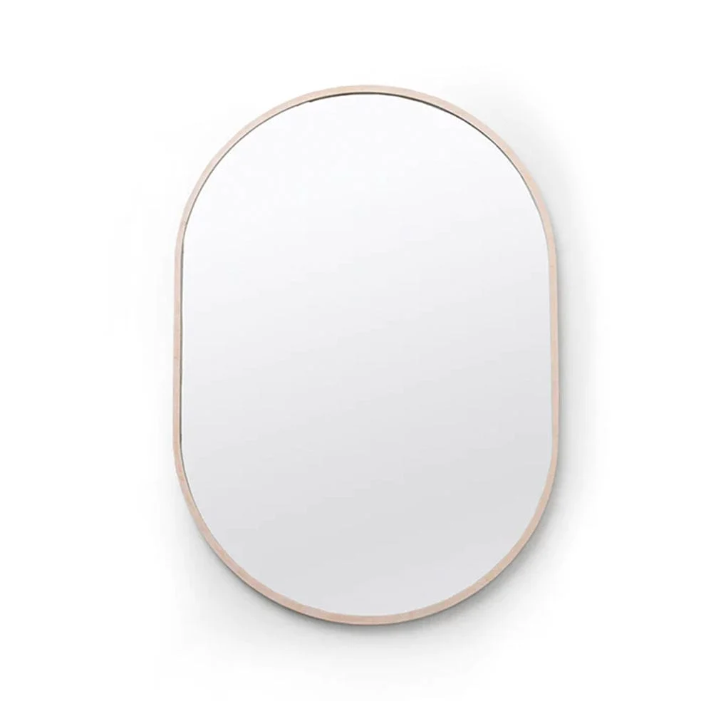 Birch Framed Pod Mirror