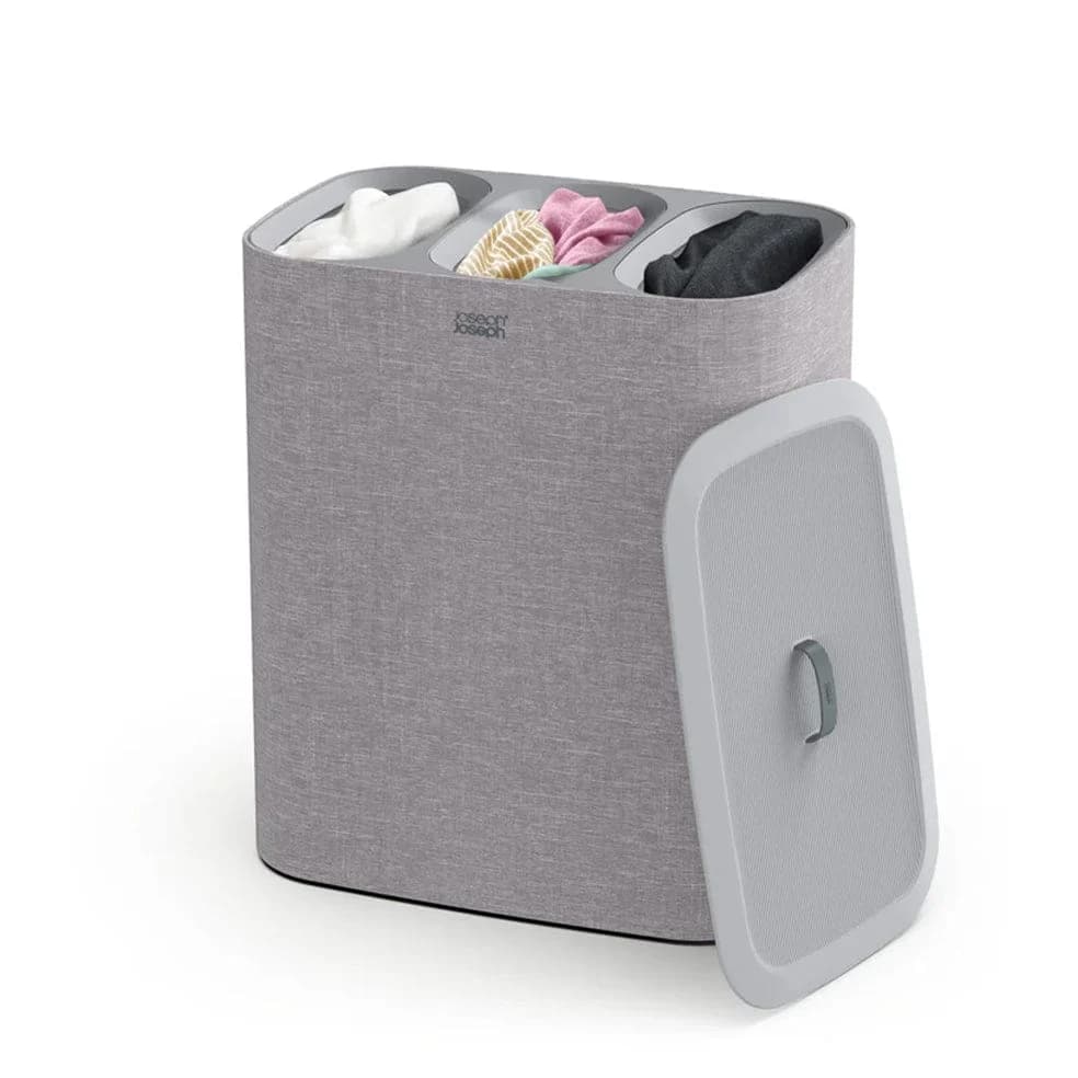 Tota Trio 90L Laundry Separation Basket Grey
