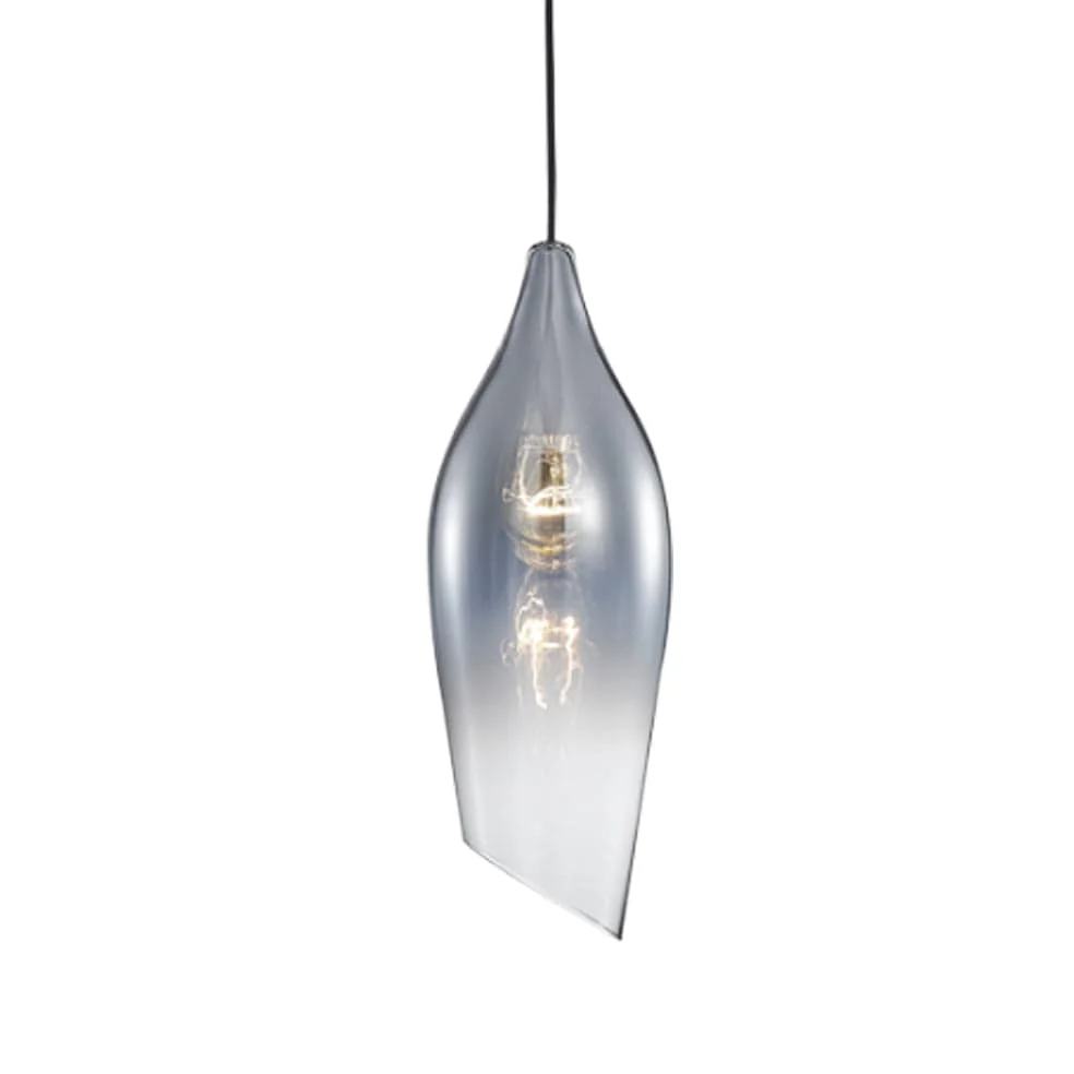 Alhambra Pendant with Smoke Colour Glass