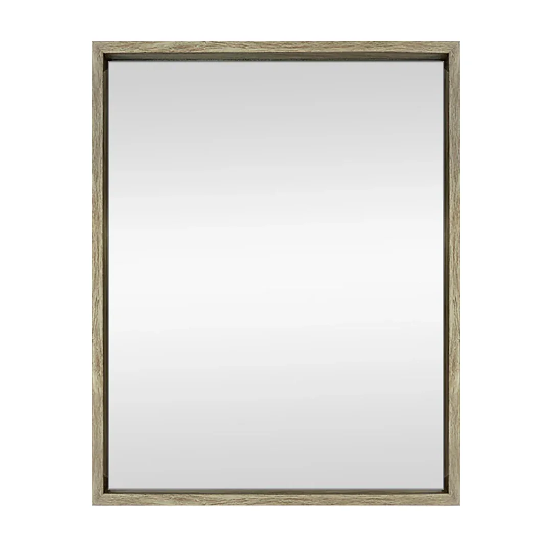 The Aspen Mirror - Wooden Look