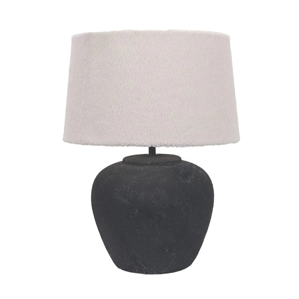 Santi Ceramic Table Lamp Black