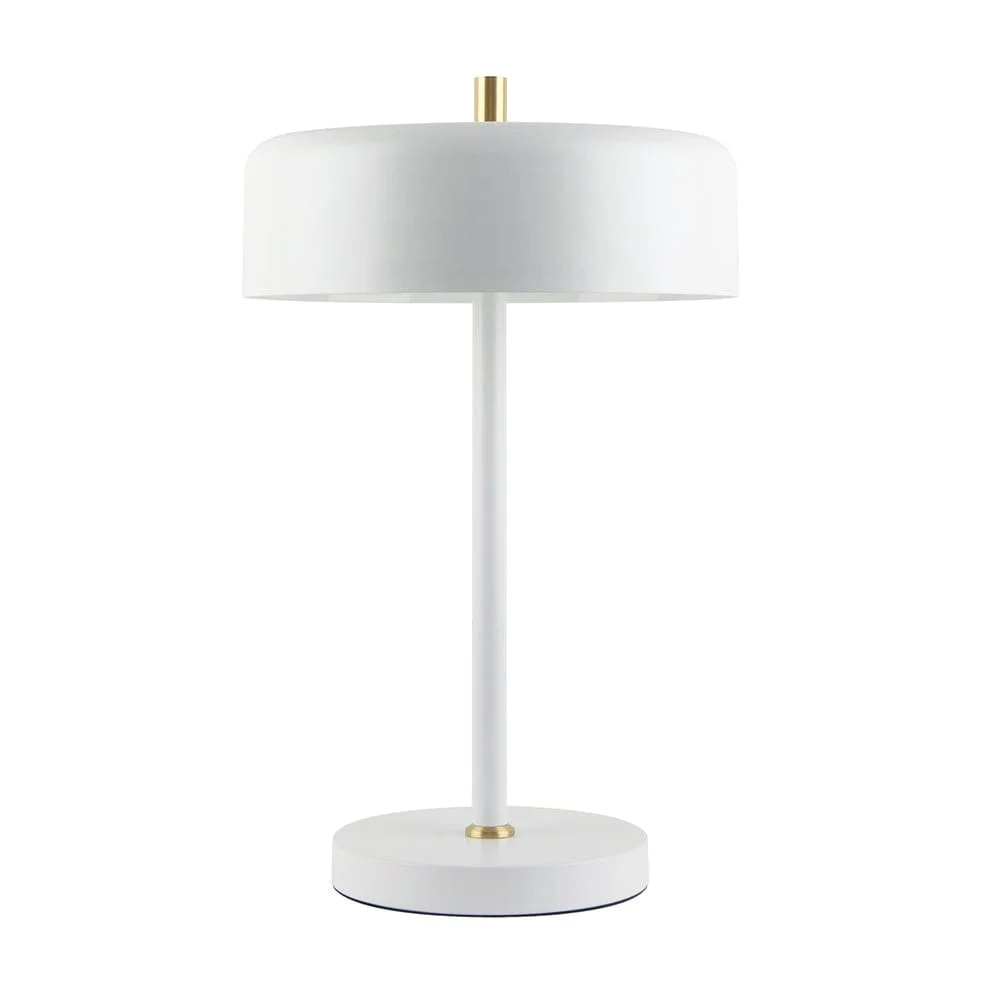 Sierra Black or White and Gold Table Lamp