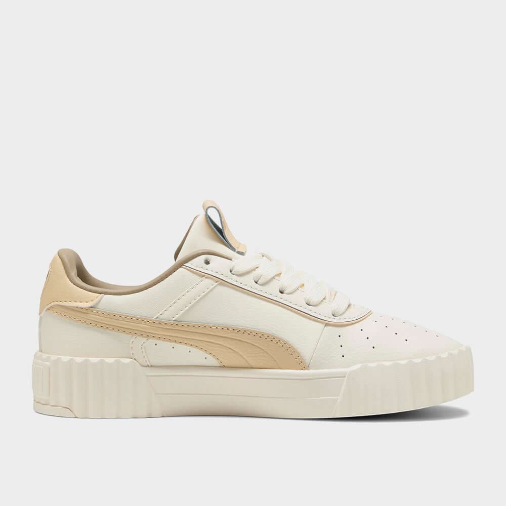 Puma Womens Carina 3.0 Luxe sneakers Beige
