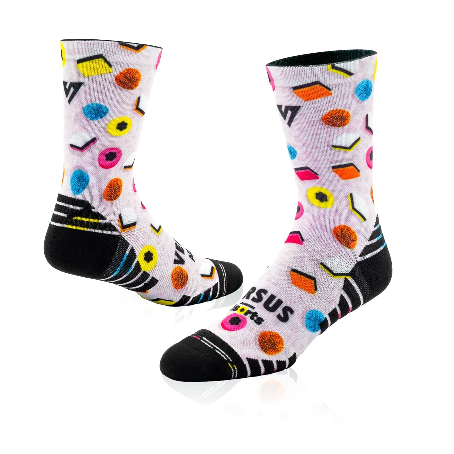 Allsorts Liquorice 2.0  Active Crew Socks