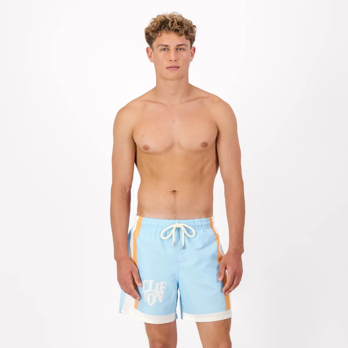 Mid-length Swim Shorts | Clifton / Blue