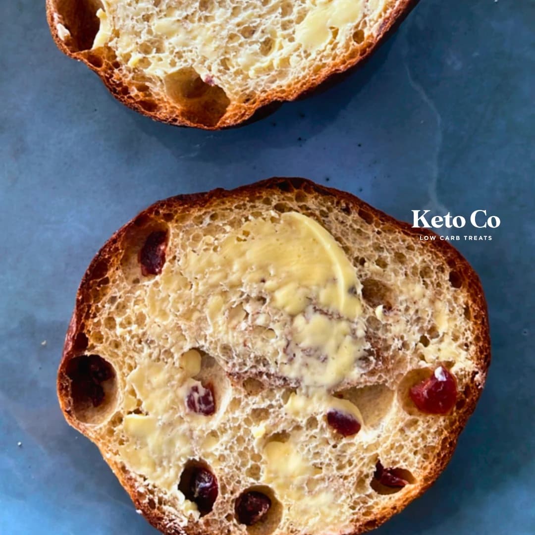 Low Carb Cranberry Cinnamon Bread | Keto Sweet Bread | Keto Co