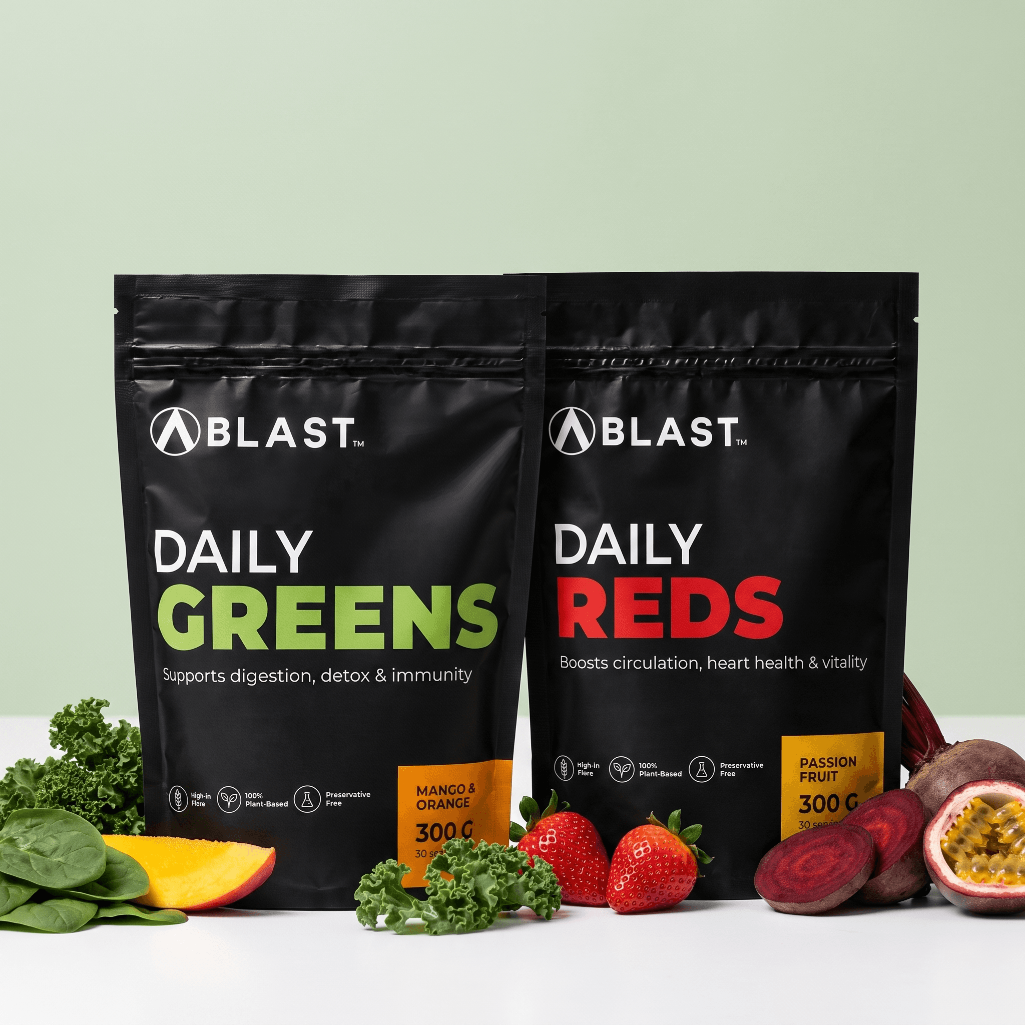 Daily Greens & Reds Stack
