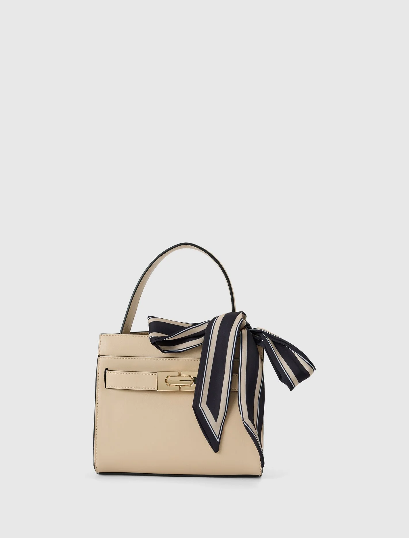 Serin Small Lock Top Handle Bag