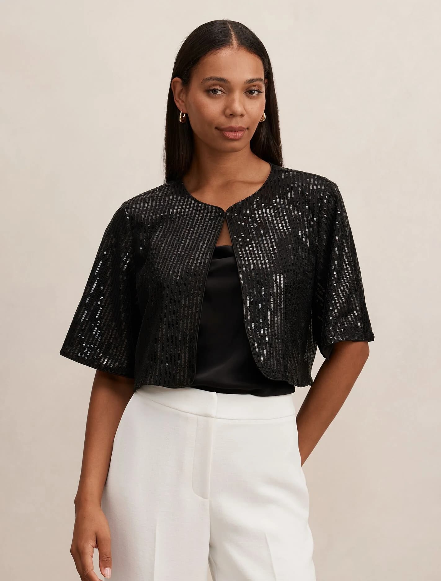 Sasha Sequin Cape