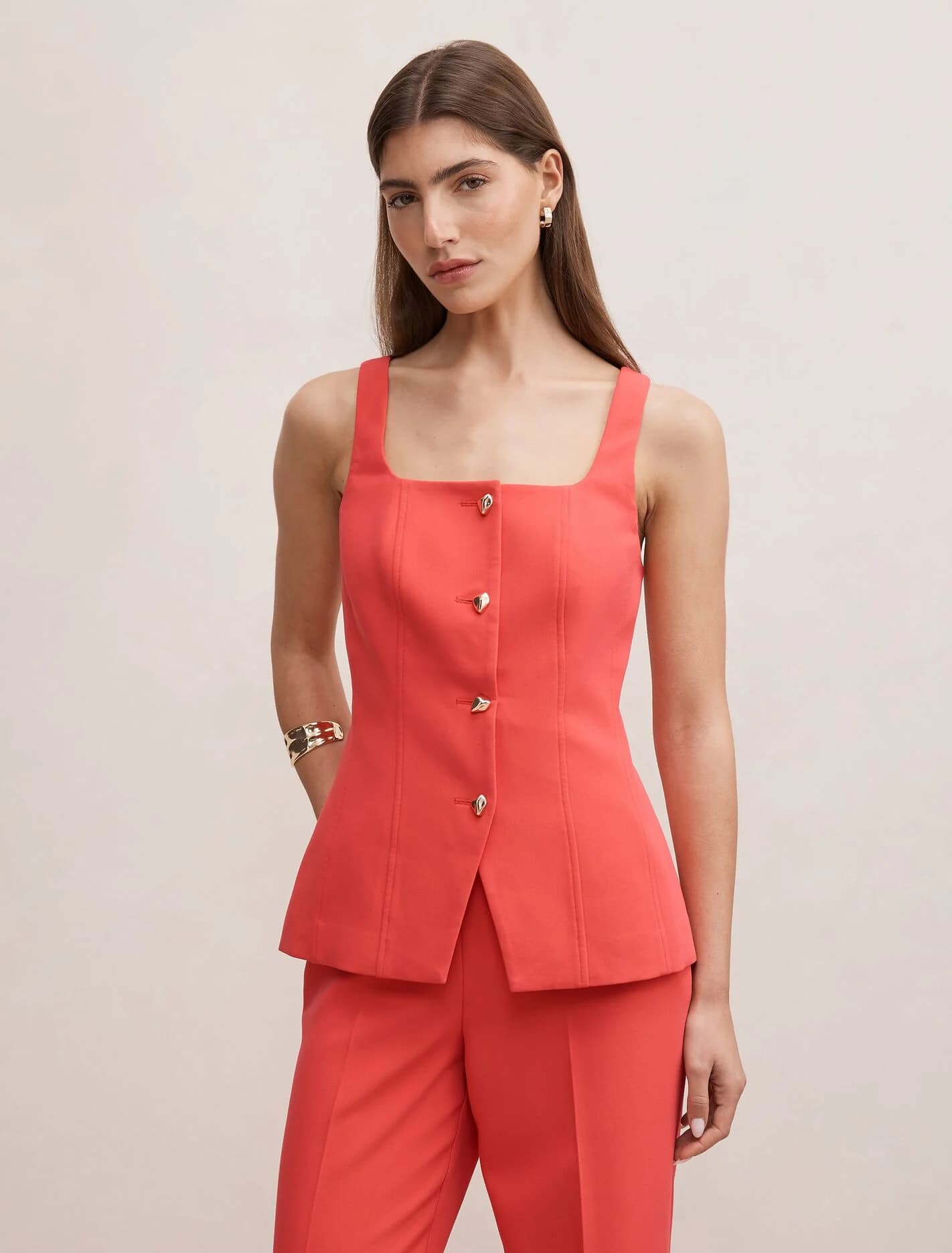 Lee Square Neck Waistcoat