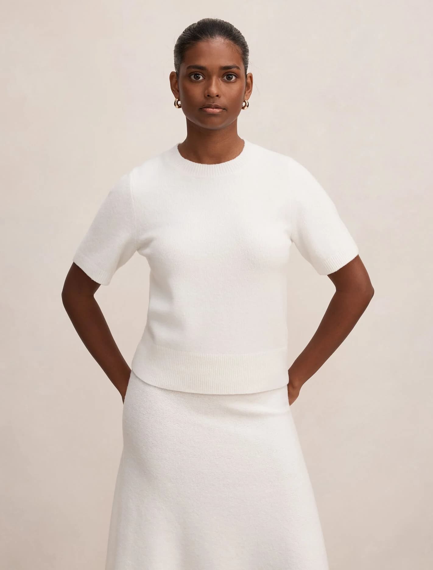 Elliotte Petite Knitted T-Shirt