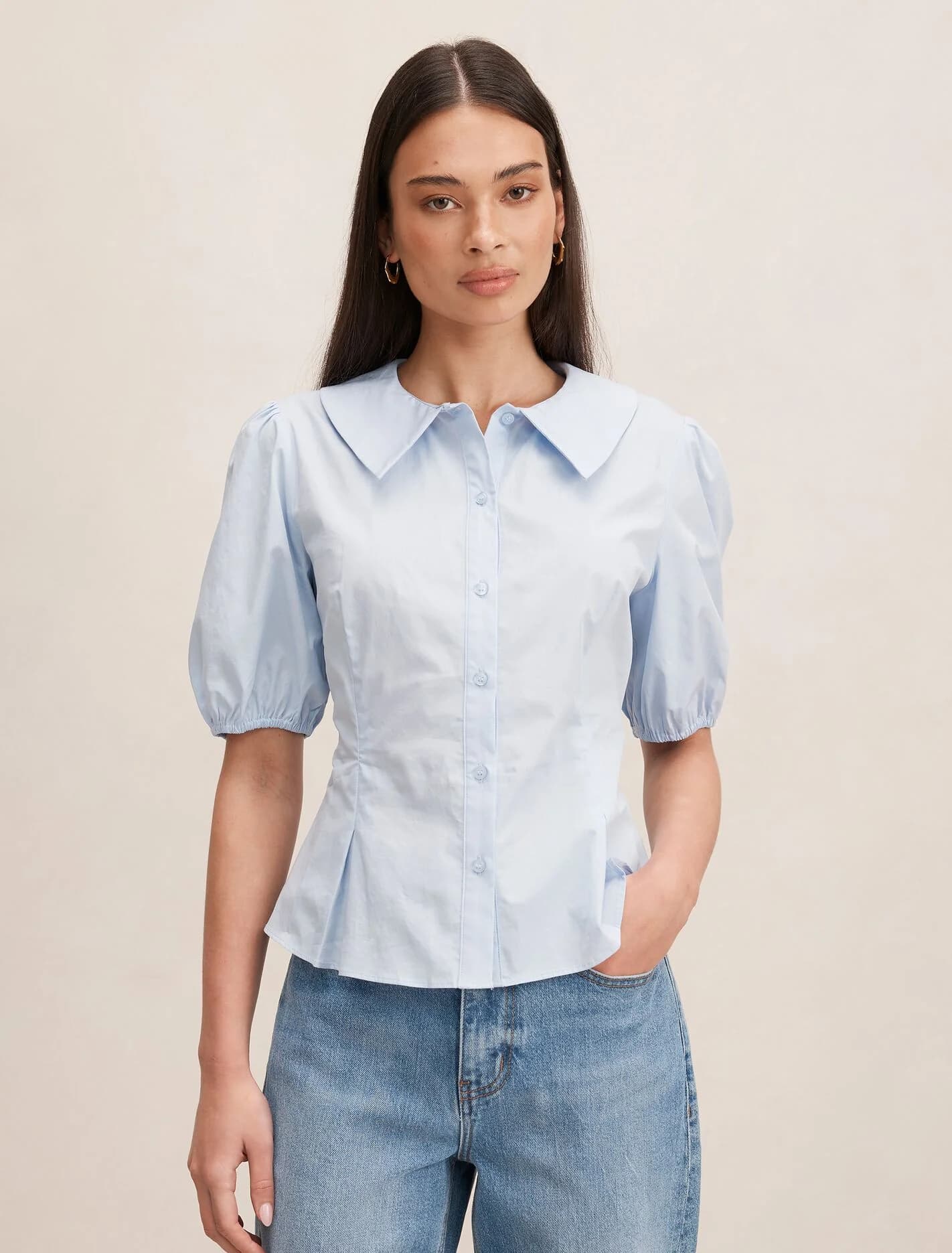 Gracie Bubble Sleeve Shirt