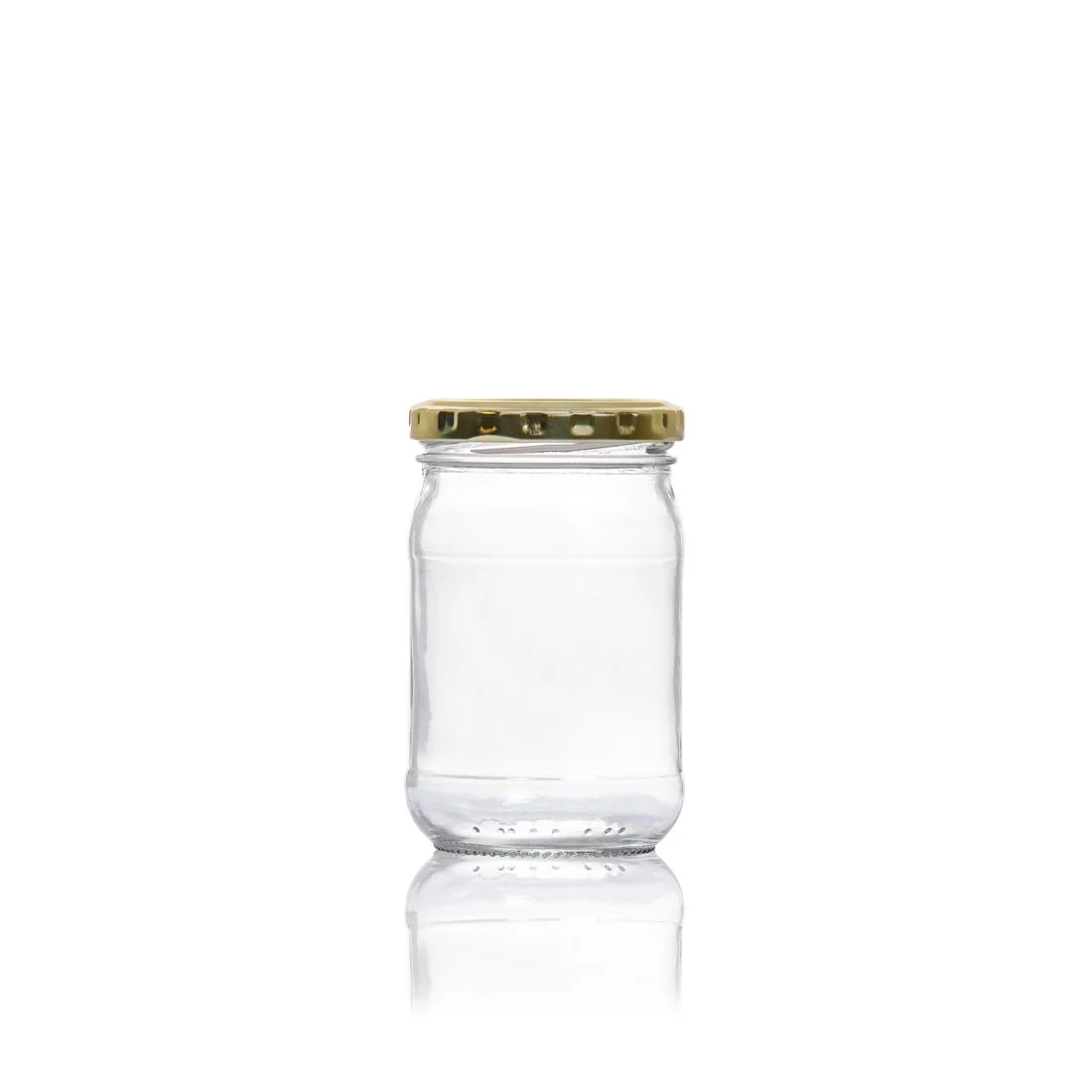 Consol Glass Farrago Jar 250ml with Gold lid