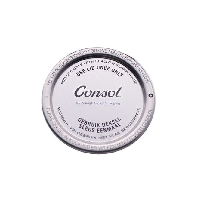 Consol Preserve Jar Lid Domes for 250ml Jar 5pack 27133