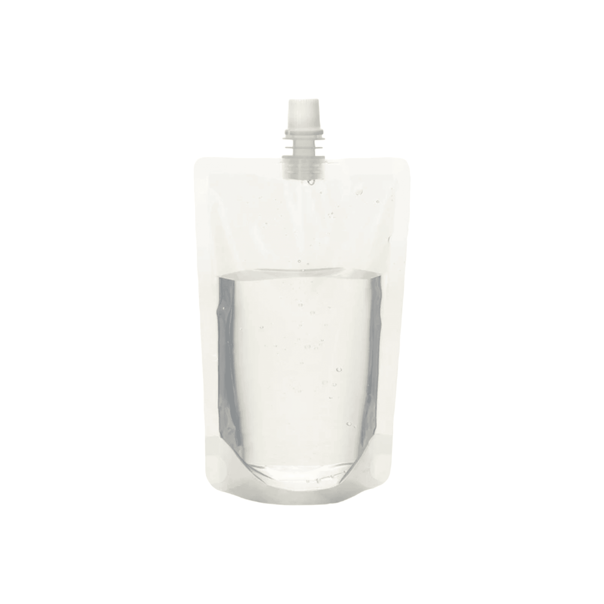 Stand-Up Drinking Pouch Bag Clear with Spout 100mic Resealable Beverage Packaging