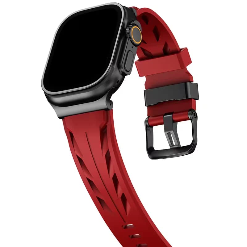 Turbo FKM Rubber Strap For Apple Watch Ultra 4-1 / 46mm / 45mm / 44mm