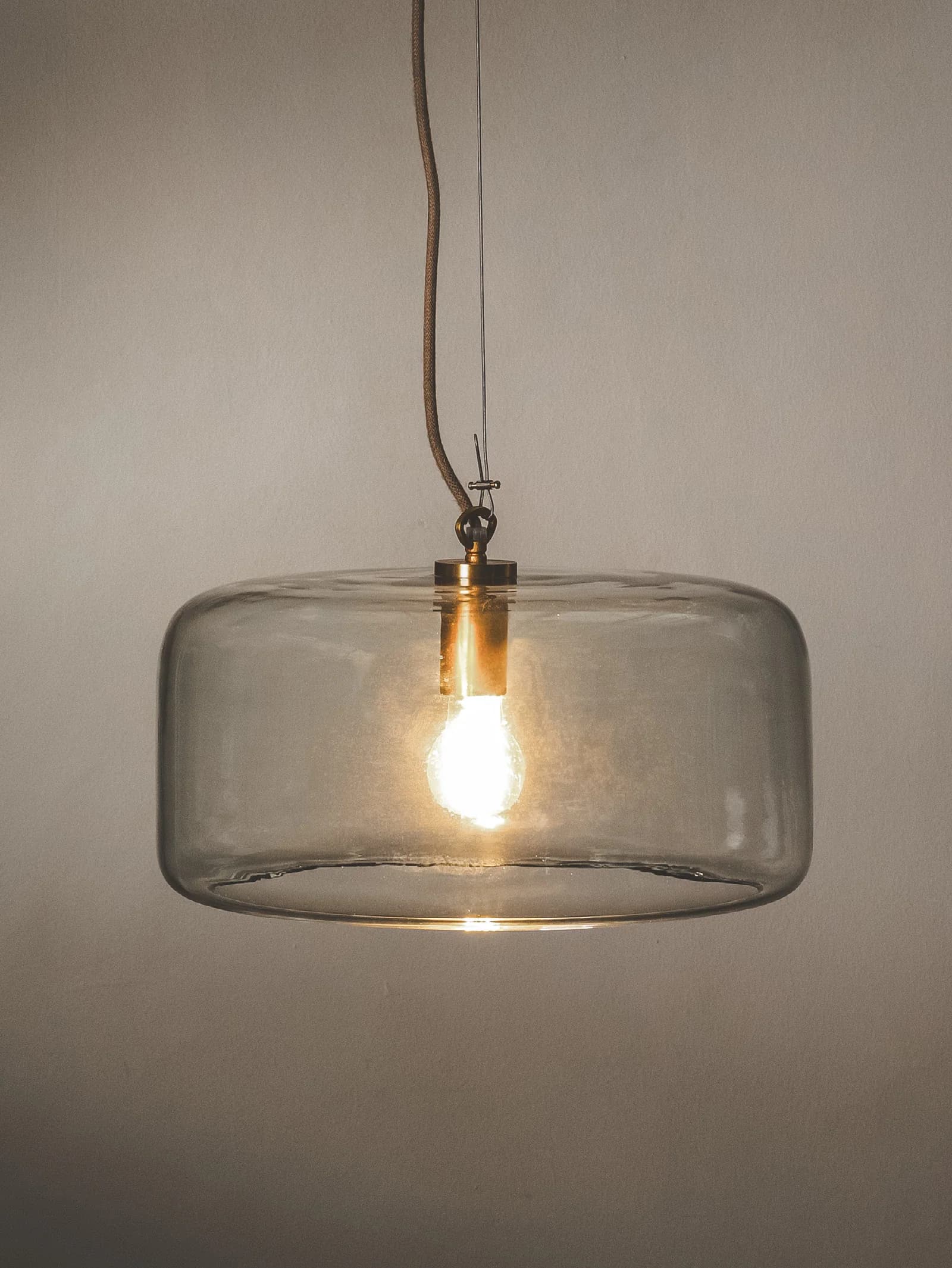 Icon Pendant in Brass