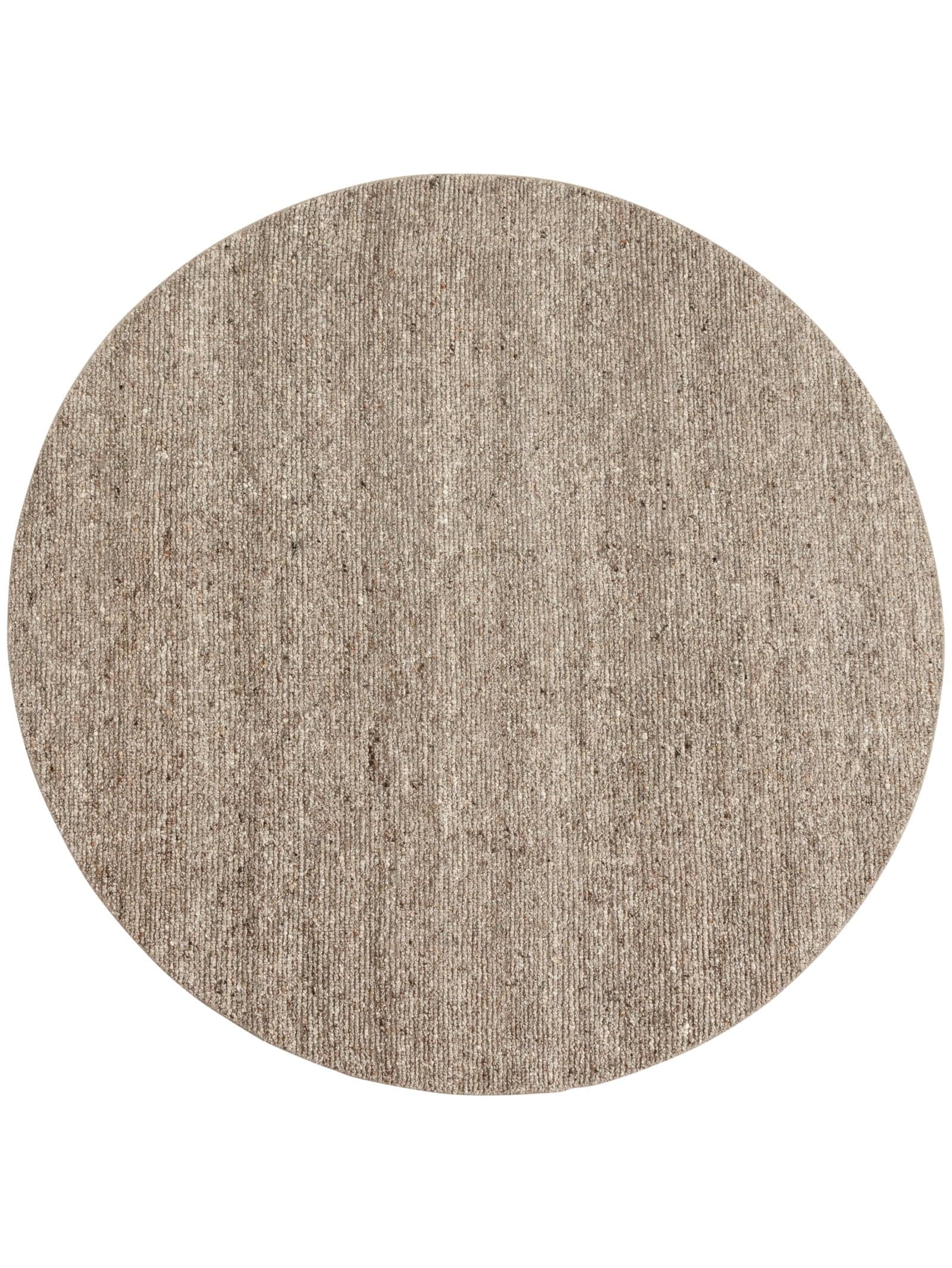 Juneau Round Rug in Bark