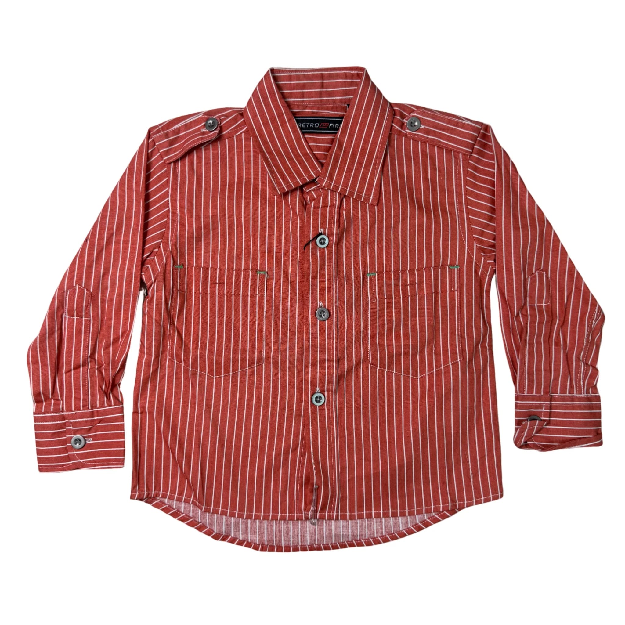 Retro Fire Long Sleeve Shirt