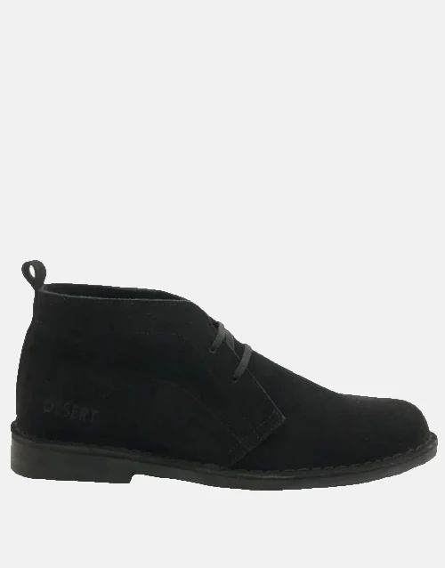 Desert Vellie  Suede Black Boot