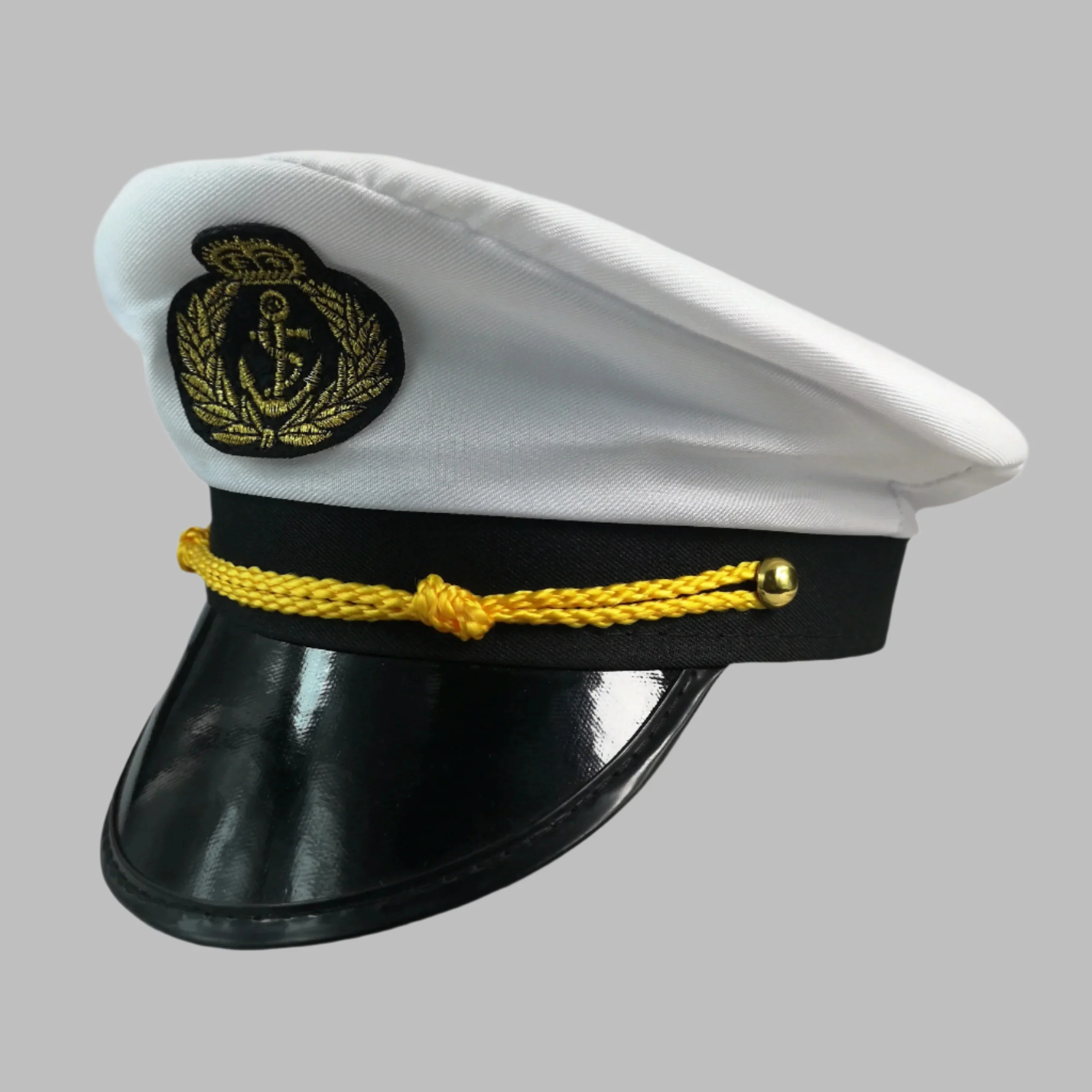 Sailor White Black Captain Hats