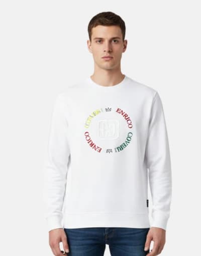 Enrico Coveri White Italian Sweater