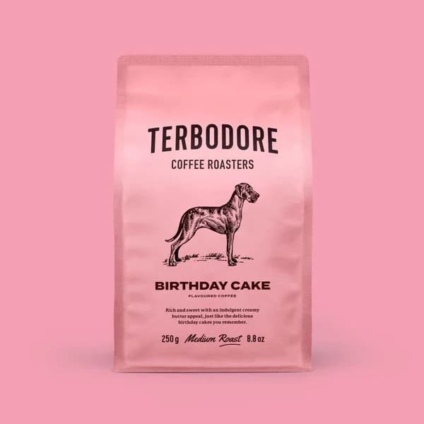 Terbodore 250g Coffee Beans - Birthday Cake
